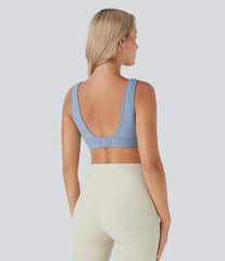 SoftlyZero™ Airy Low Support Adjustable Buckle InstantCool Nursing Yoga Sports Bra A-D Cups