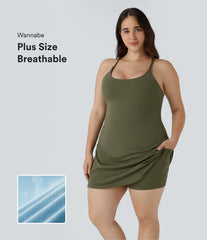Everyday SoftlyZero™ Plush Plus Size Dress-Wannabe