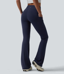 SoftlyZero™ High Waisted Bootcut Yoga Leggings with Pockets-UPF50+