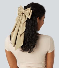 Satin Bow Hair Clip