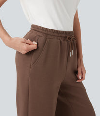 SpacerTek™ Mid Rise Drawstring Casual Joggers with Pockets