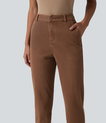 Halara Flex™ High Waisted Tapered Work Jeans with Pockets
