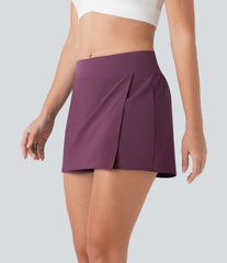 Breezeful™ Mid Rise Pocket Wrapped Quick Dry Yoga Skort