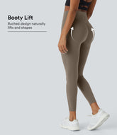 Halara UltraSculpt™ High Waisted Scrunch Butt Lifting Tummy Control Shaping Training Leggings with Pockets