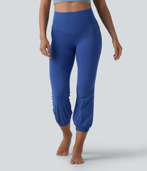 SoftlyZero™ High Waisted Tummy Control Dance Cropped Balloon Joggers with Pockets