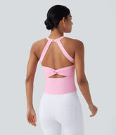 SoftlyZero™ Plush Cut Out Yoga Tank Top A-D Cups