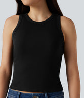 Round Neck Casual Tank Top