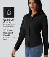 Wrinkle-Resistant Long Sleeve Quick Dry Casual Shirt