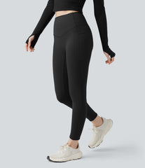 Halara UltraSculpt™ Extra Heat High Waisted Tummy Control Shaping Yoga Leggings with Pockets