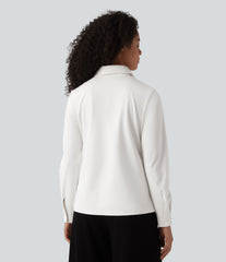 Collar Long Sleeve Wrinkle-resistant Quick Dry Work Shirt