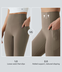 Halara UltraSculpt™ High Waisted Anti-Roll Tummy Control Shaping Workout Leggings with Pockets