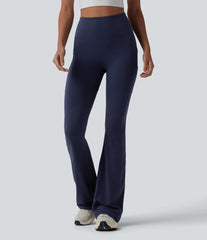 SoftlyZero™ High Waisted Bootcut Yoga Leggings with Pockets-UPF50+