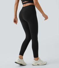 Patitoff™ 2.0 Pet Hair Resistant High Waisted Crossover Side Pocket Yoga Leggings