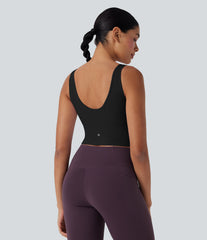 OneForm Seamless Flow Cropped Yoga Tank Top