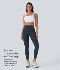 Halara UltraSculpt™ High Waisted Tummy Control Butt Lifting Ruched Pocket Shaping Yoga Leggings