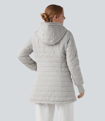 Hooded Zipper Long Sleeve Casual Sherpa Faux Fur hooded Jacket with Pockets