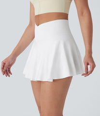 OneForm Seamless Flow Crossover High Waisted 2-in-1 Mini Yoga Skirt