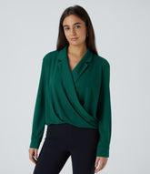 Crossover Long Sleeve Work Shirt