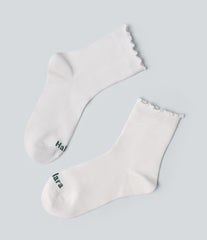 Lettuce Trim Mid-Calf Length Socks