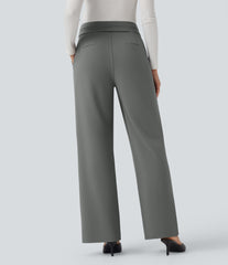 Halara Flex™ High Waisted Straight Leg Work Pants with Pockets