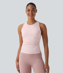 SoftlyZero™ Round Neck Racerback InstantCool Yoga Tank Top
