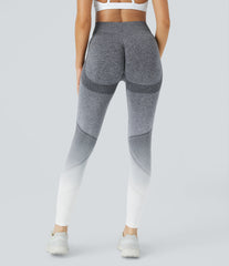 OneForm Seamless Flow High Waisted Gradient Running Leggings