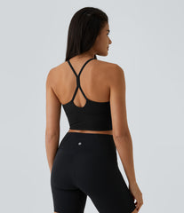 SoftlyZero™ Plush Cut Out Cropped Tank Top