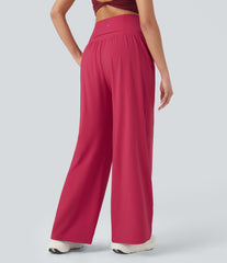 Softlyzero™ Airy Super High Waisted 2-in-1 Straight Leg InstantCool Yoga Pants with Pockets
