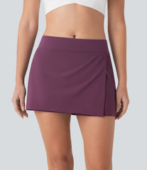 Breezeful™ Mid Rise Pocket Wrapped Quick Dry Yoga Skort