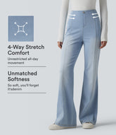 Halara Flex™ High Waisted Tummy Control Casual Flare Jeans with Pockets