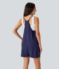 Pockets Casual Jumpsuit