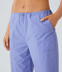 Water Repellent Wear-Resistant Low Rise Pocket Straight Leg Yoga Pants