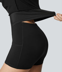 Cut Out 2-in-1 Pocket Flare Mini Dance Active Dress-Easy Peezy Edition