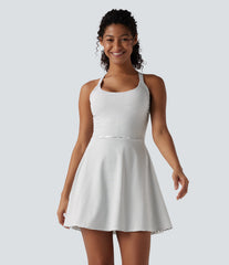 Stripe 2-in-1 Mini Dance Active Dress-Easy Peezy Edition