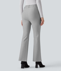 High Waisted Work Bootcut Pants with Pockets