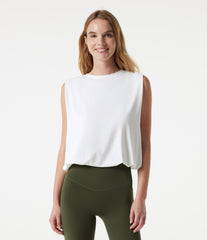Round Neck Sleeveless InstantCool Yoga Bodysuit-UPF50+