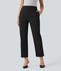 Halara Flex™ High-waisted Work Straight-leg 7/8 Pants with Pockets