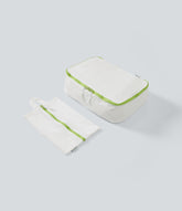 Color Block Lounge Zipper Storage Bag*2