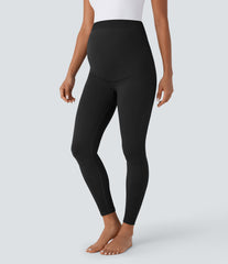 OneForm Seamless Flow Super High Waisted 7/8 Yoga Maternity Leggings