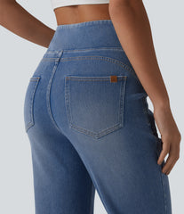 Halara Flex™ High Waisted Tummy Control Bootcut Casual Jeans with Pockets