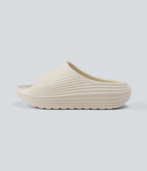 Wavy Casual Slides