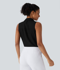 V Neck Sleeveless Work Shirt