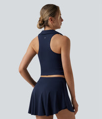Softlyzero™ Airy Racerback Ruched InstantCool Tennis Sports Top-UPF50+