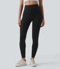 Halara Cotton Jersey High Waisted Yoga Leggings with Pockets