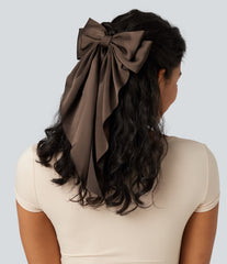 Satin Bow Hair Clip