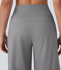 SoftlyZero™ Airy High Waisted Pocket Straight Leg InstantCool Workout Bermuda Shorts-UPF50+