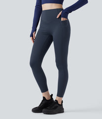 Halara UltraSculpt™ Heat High Waisted Scrunch Butt Lifting Tummy Control Yoga Leggings with Pockets