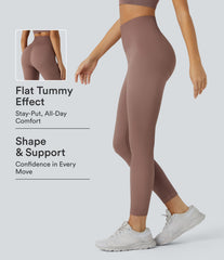 Soft OneForm Seamless Flow Ribbed High Waisted Tummy Control Butt Lifting Training Leggings