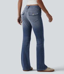 Halara Flex™ Low Rise Casual Bootcut Jeans with Pockets