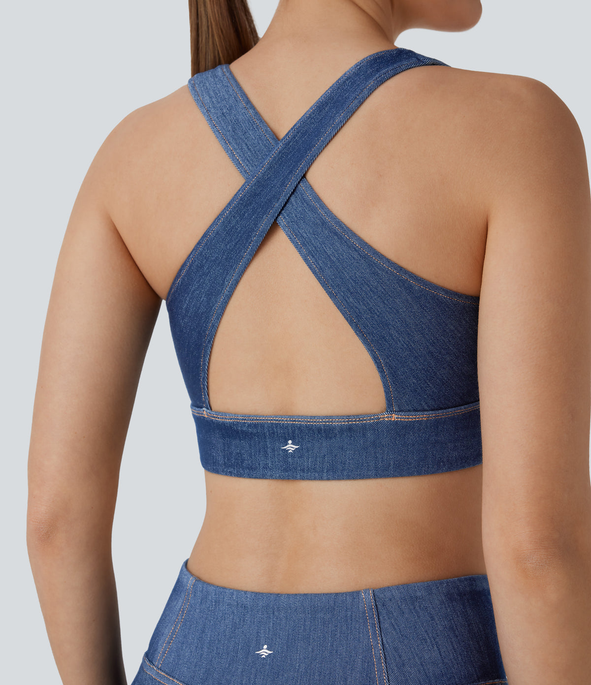 Halara Flex™ InstantCool Washed Denim Tennis Tank Top